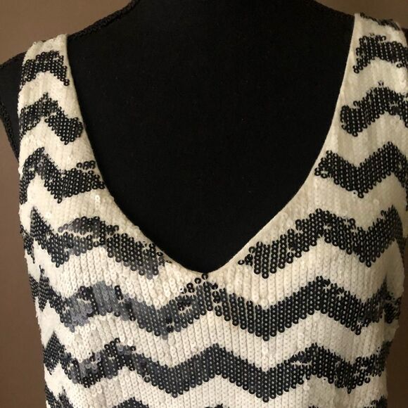 J.Crew Sequins Sleeveless Blouse - Picture 2 of 4